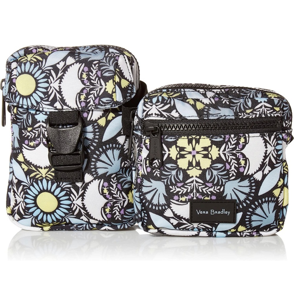 Vera Bradley Lighten Up Reactive Convertible Belt Bag Plaza Medallion NWT